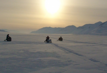 Alaska / Snowmobiling the Frozen Planet
